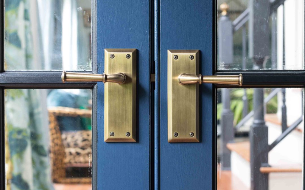 french door handles